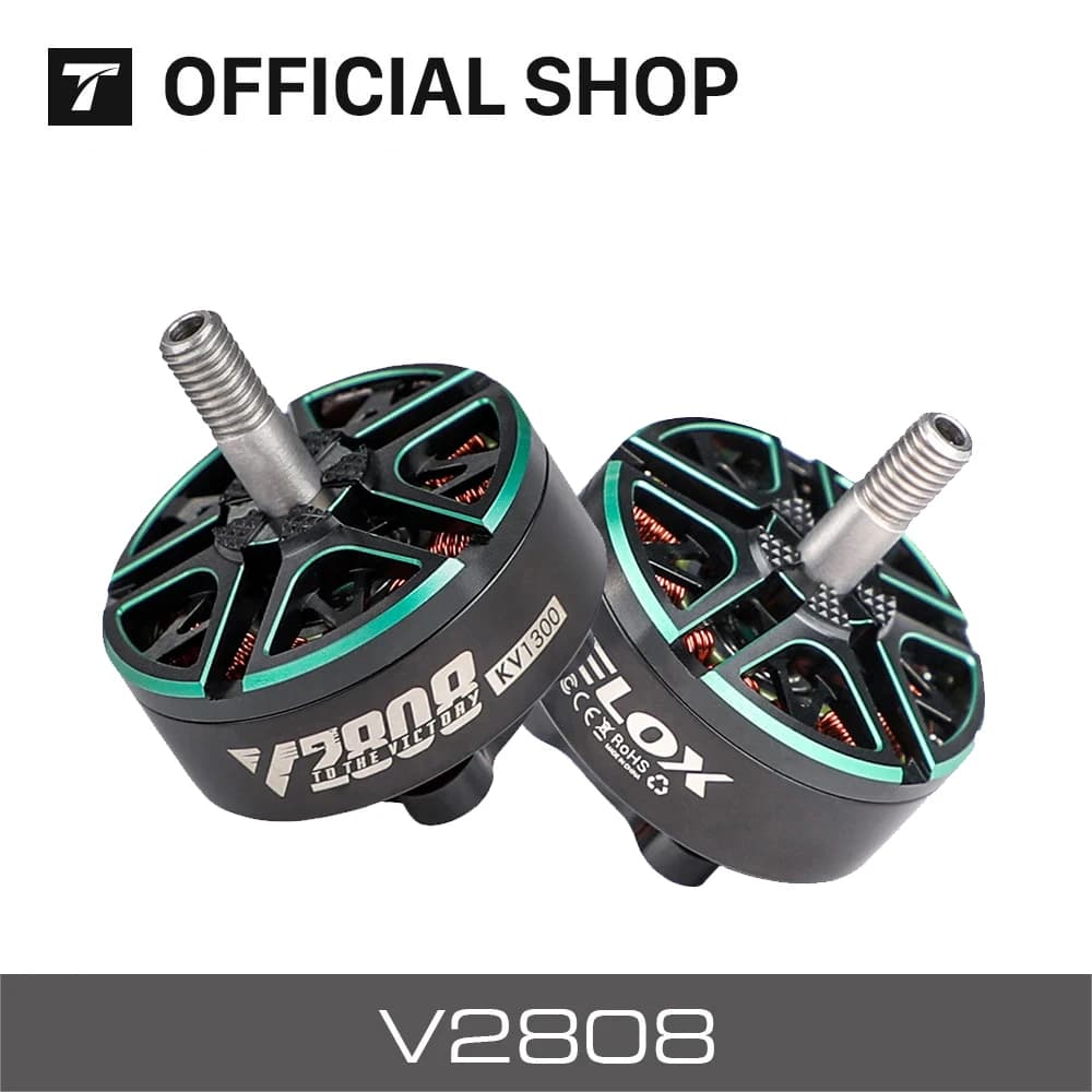 T-motor Hobby VELOX V2808 KV1300 KV1500 KV1950 V motor series For FPV Racing Drone FPV Freestyle Frame