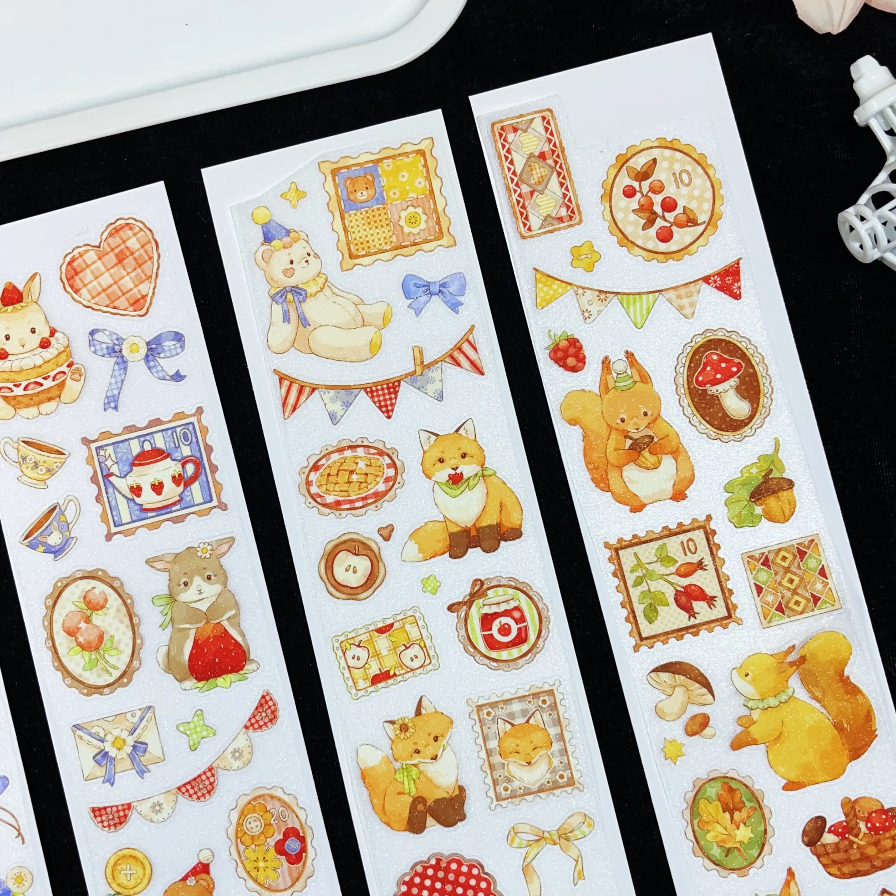 Many Designs Cute Salt Washi Pet Tape Animal Tape Die Cut Decorative Sticker Journal Planner Diary Scrapbooking