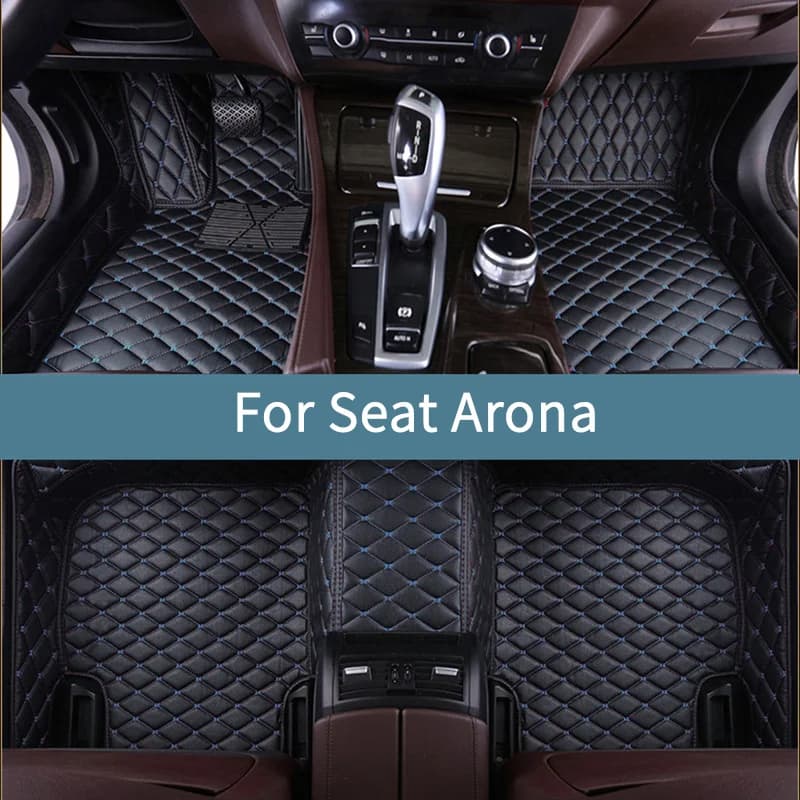 Tappetini auto per Seat Arona KJ7 2021 2022 2023 2024 2025 2026 Set completo impermeabile Tappetini per auto Accessori