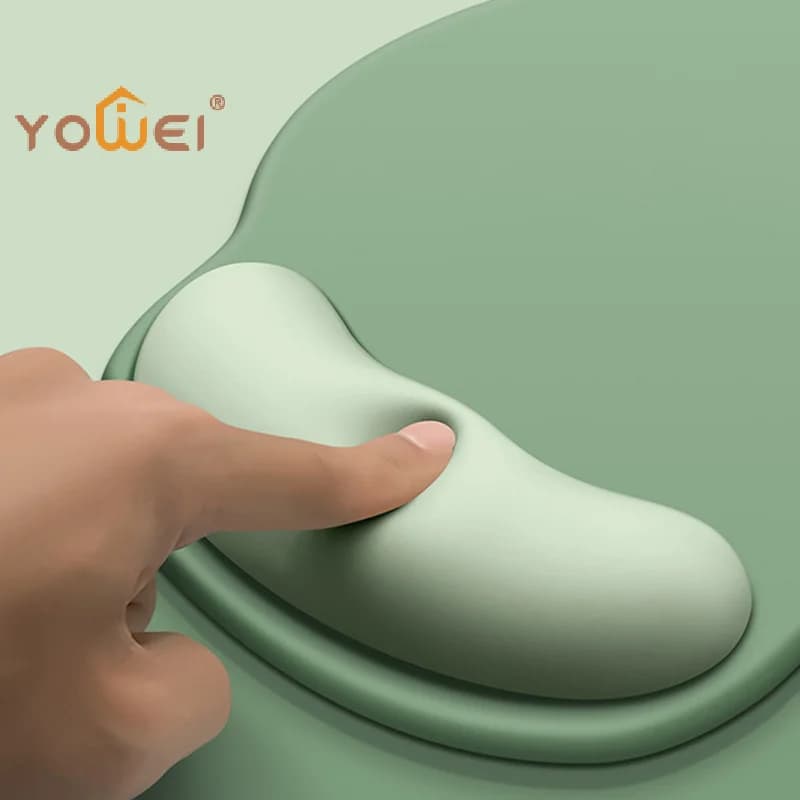 Ultimo Modello di Tappetino Mouse Ergonomico Sfumato, Comodo Supporto per Polso, Antiscivolo, Morbido Tappetino per Mouse con Poggiapolsi