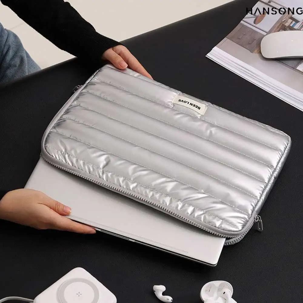 Custodia gonfia per laptop da 13/14 pollici per MacBook Air/iPad Pro | Custodia morbida alla moda con custodia antiurto per notebook