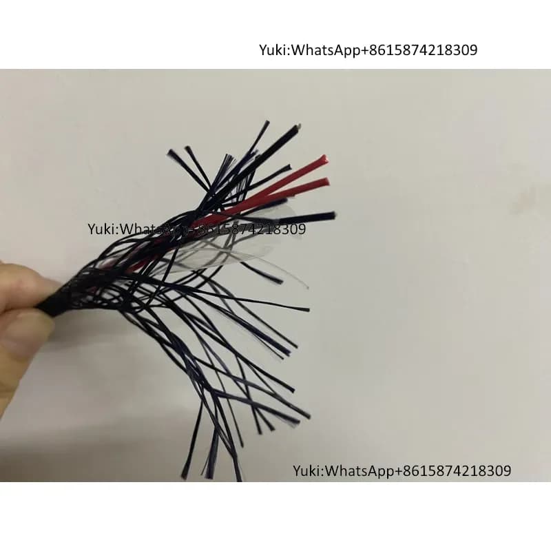 High-Temperature Resistant Ultra Light Copper Drone Tether Cable 4core 1.2sqmm 750V Current15A-20A