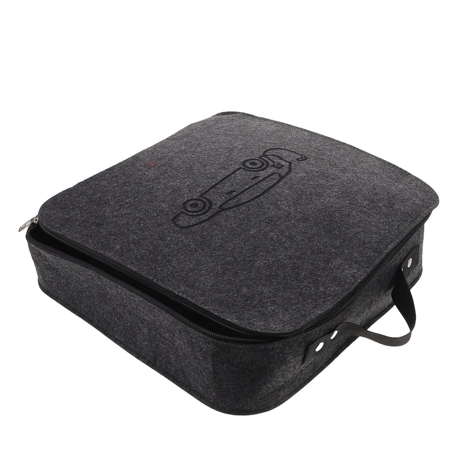 Borsa portaoggetti in feltro per EV, organizer compatto per cavi di ricarica, custodia portatile per attrezzi da bagagliaio auto elettrica