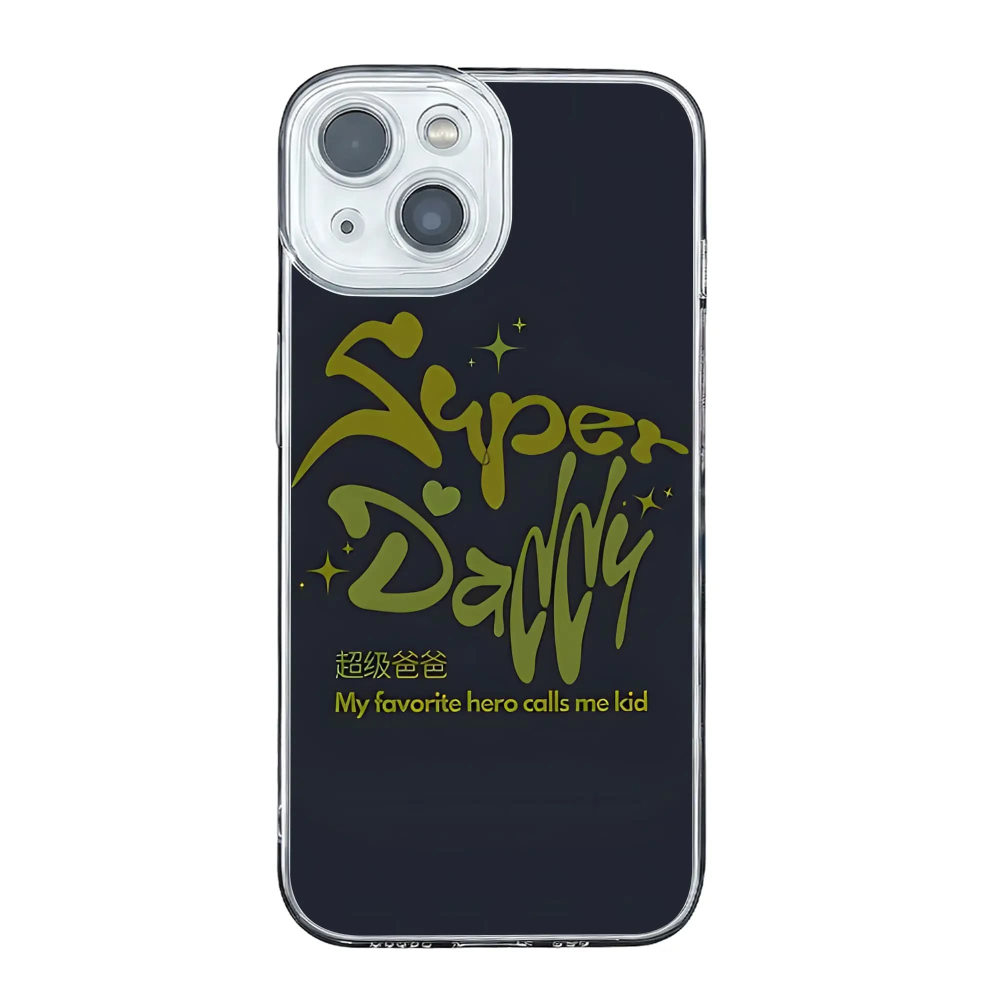 Cover Protettiva Anti-Collisione Super Daddy Hero per iPhone 17 16 15 14 13 12 11 Pro Max