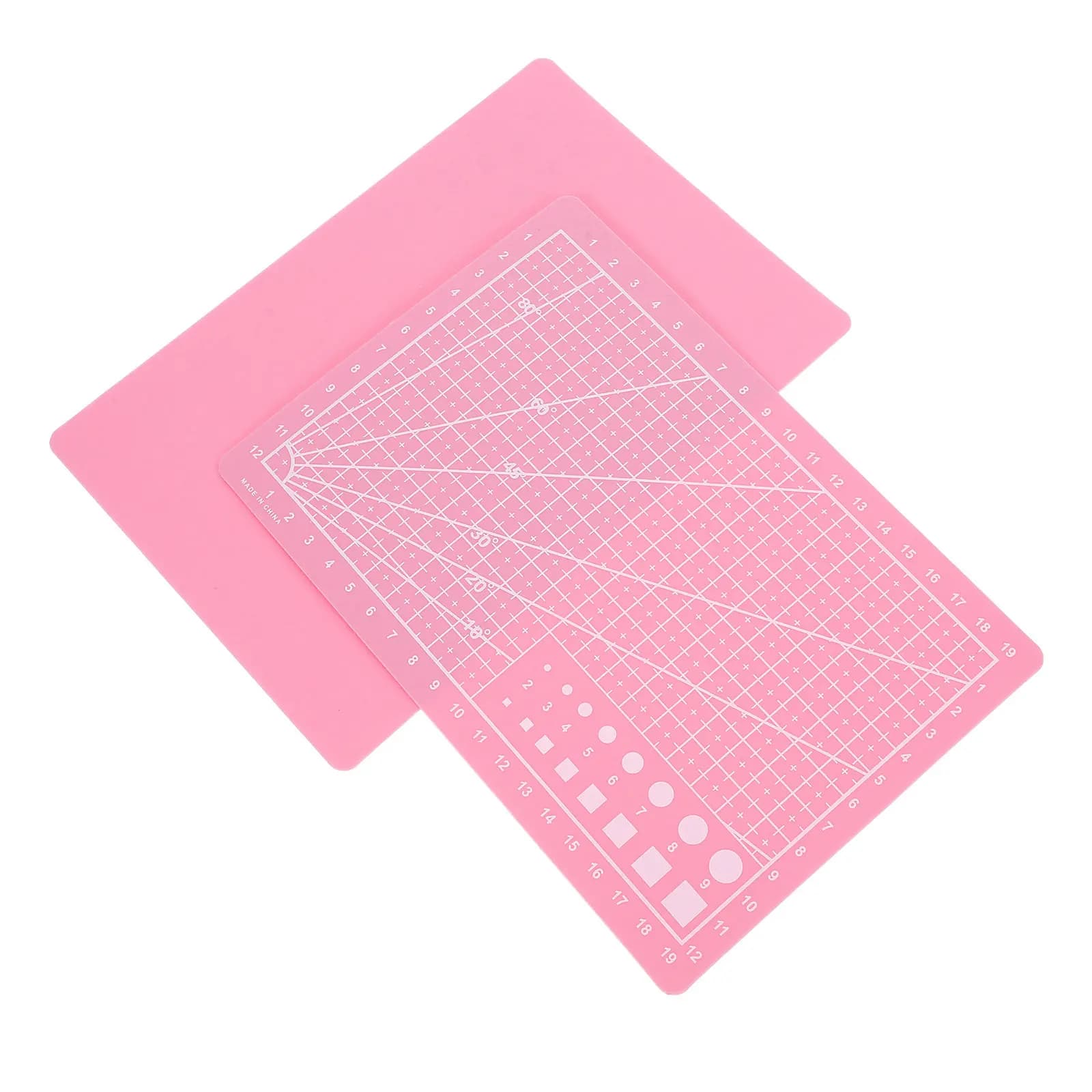 Set of 2 A5 Cutting Carpets for Crafts, Drawing, Chancellery, Leather Processing, Sewing, DIY Projects and Scrapbooking