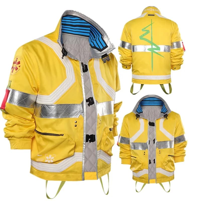 David Cosplay Martinez Giacca Costume Adulto Fantasia Disgusie Uomo Punk Cappotto Abiti da gioco di ruolo Vestito da festa di carnevale di Halloween