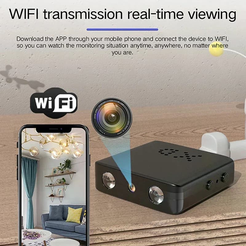 Mini telecamera Wifi HD 1080P Telecamera a filo XD Sicurezza domestica intelligente Telecamera IP antifurto per interni Video APP vocale Cam in tempo reale