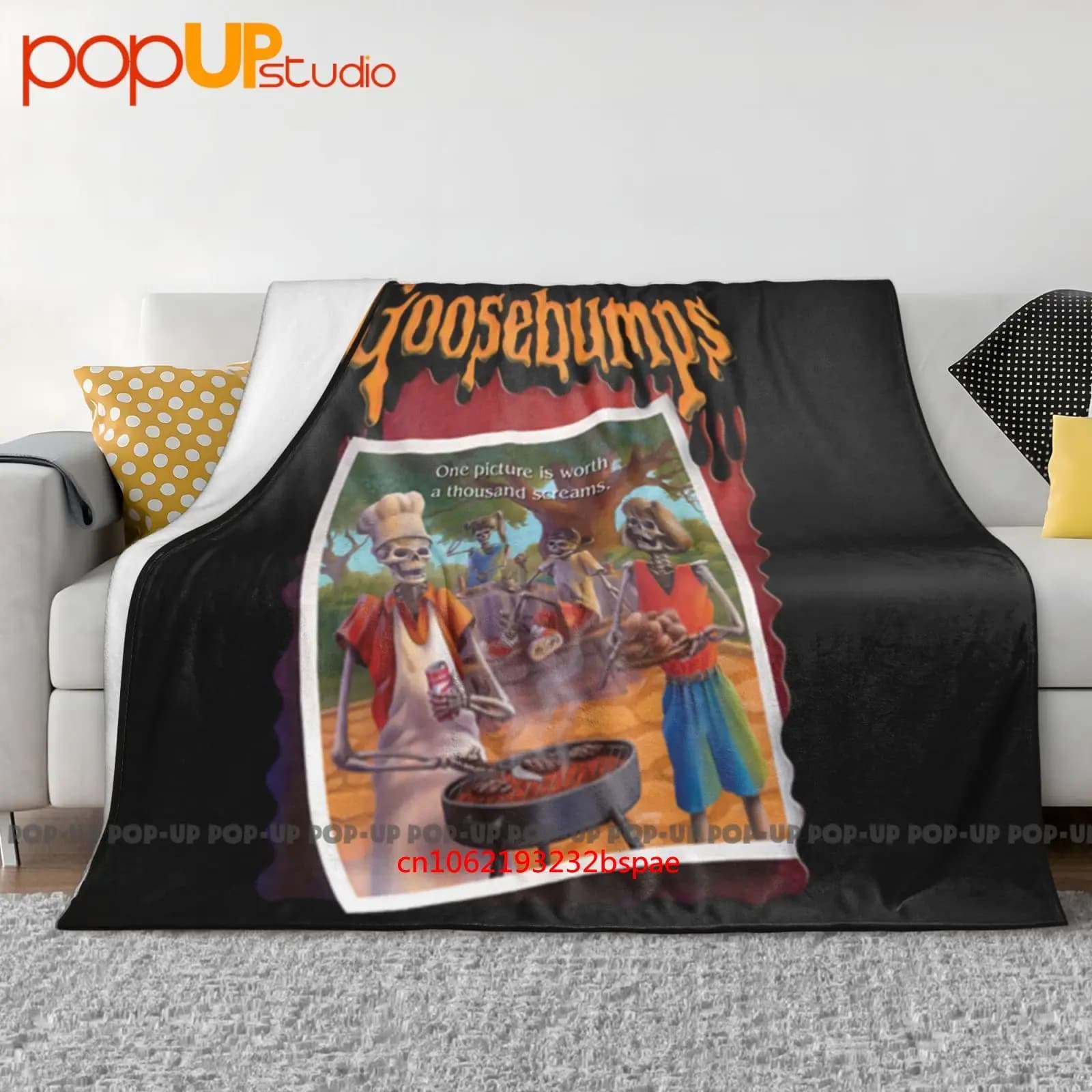 Goosebumps Vintage Say Cheese And Die Coperta ultra morbida trapunta Copridivano invernale Copridivano