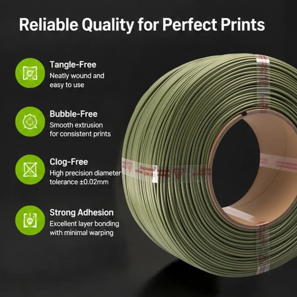 Matte Pla Filament Matte Pla 3d Printer Filament 1kg Spoolless Roll 1.75mm Printing Material with Most Fdm Printers High-quality