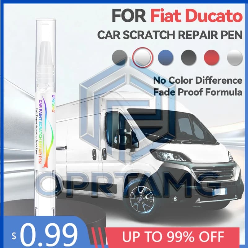 2026 Hot Car Paint Repair Pen For FIAT Ducato Paint Scratch Repair Accessories Arote Grey Dark Blue Gelato White Black Profondo