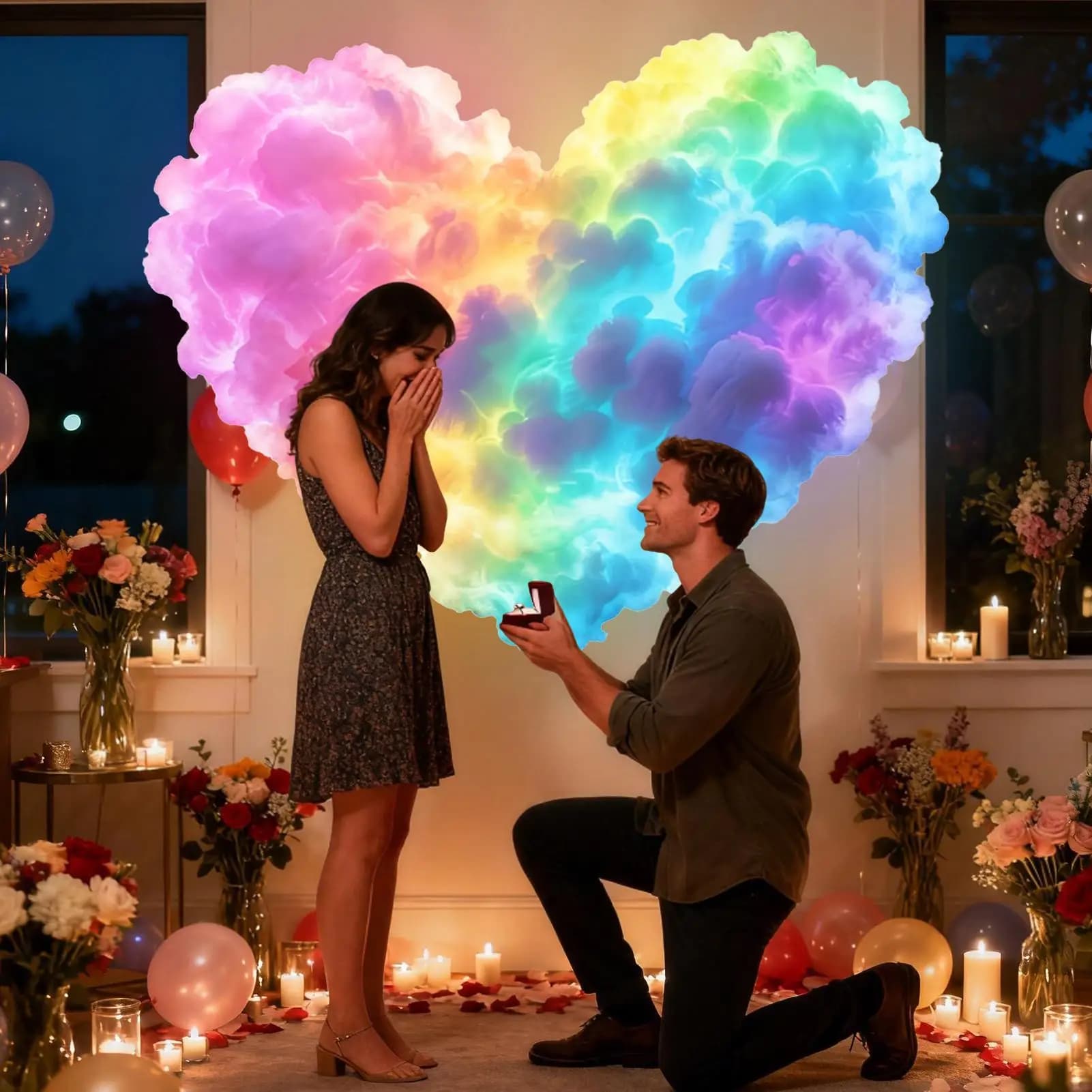 3D LED Thunder Cloud Lamp USB Powered Music Rhythm Night Light for Bedroom Desktop Gaming Room Decor Mood Lighting Gift