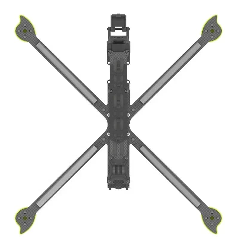 XL10 V6 Kit telaio FPV da 10" Braccio 420 mm 8 mm compatibile con il sistema Cadx Vista HD FPV per Dr-ones Freestyle