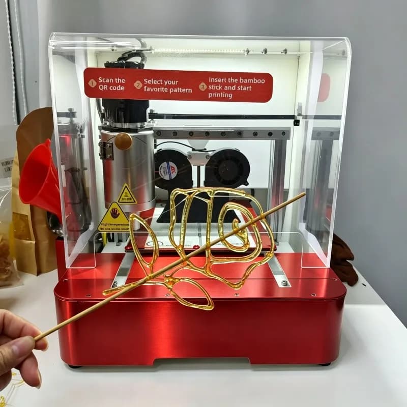 Chinese Factory Direct Commercial Machine High Quality 3D Printer Sugar Painting Intelligent Ai 3d Maker Candy Vending Machine