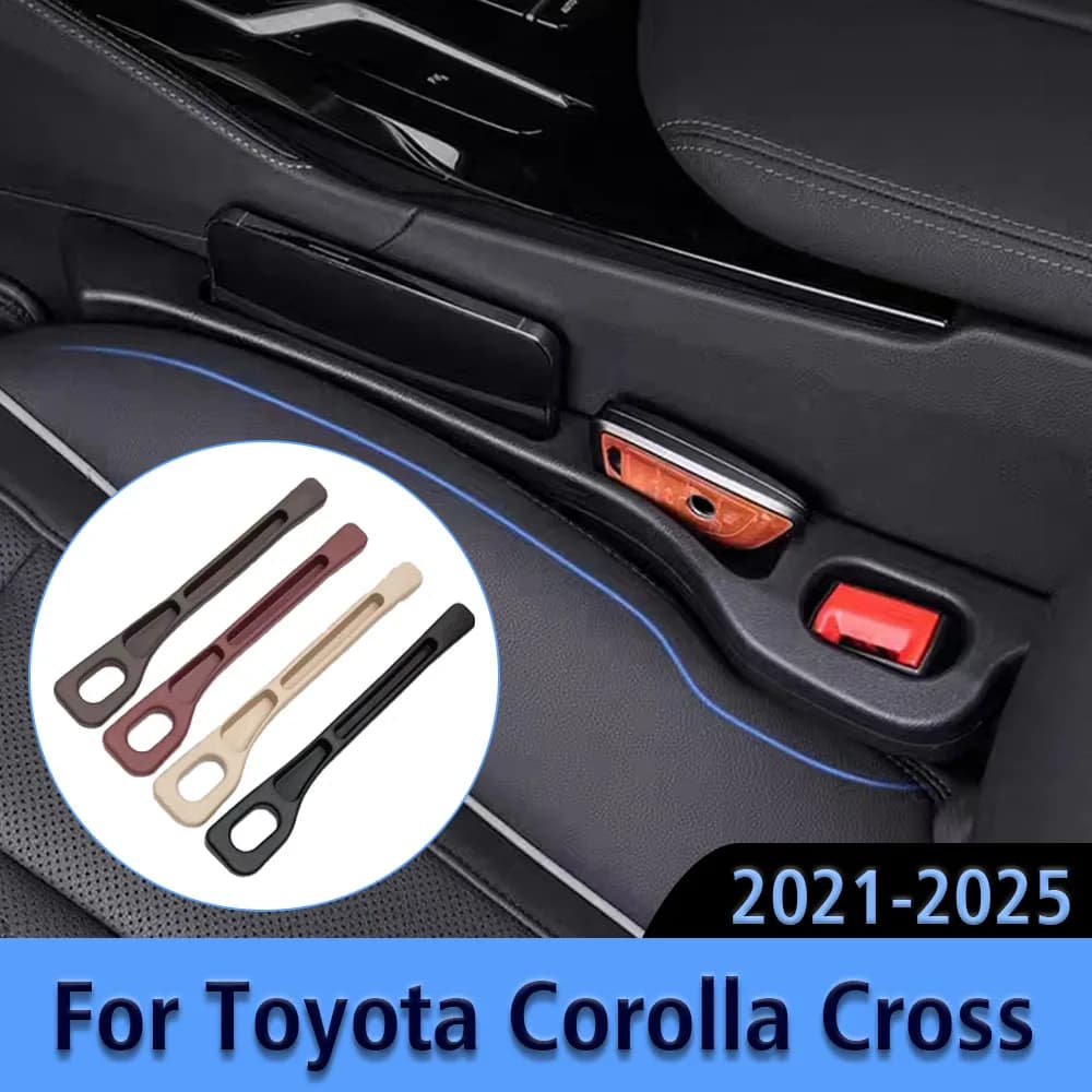 For Toyota Corolla Cross XG10 2021 2022 2023 2024 2025 2026 Hybrid Car Seat Gap Anti-leak Stopper Strip Slot Seat Gap Organizer