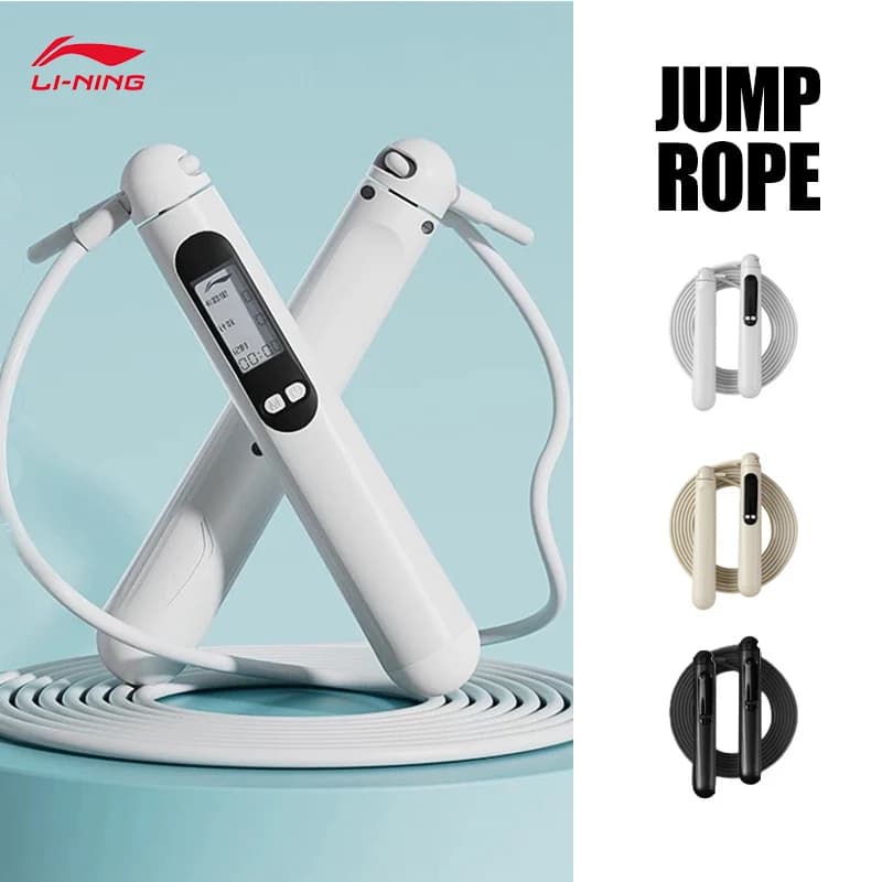 LI-NING Professional sports equipment unisex Jumping rod Adjustable jumping rod AQEU067