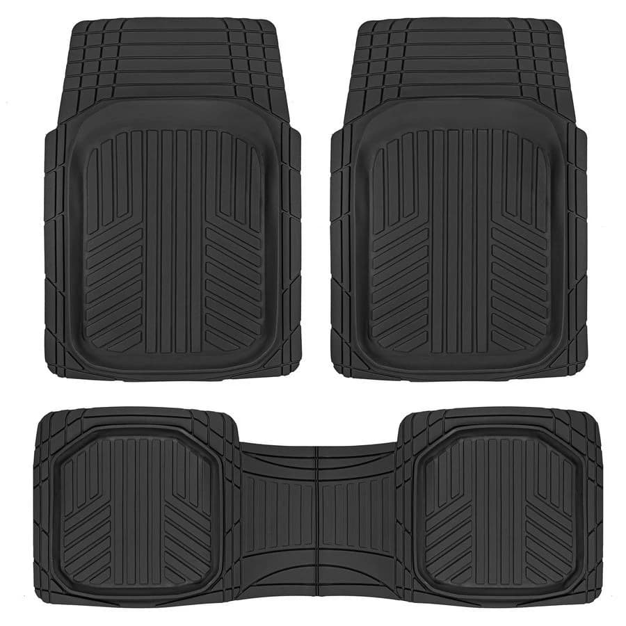 Car Mats FlexToughXL Complete Set, Rubber Mats for All Seasons, Waterproof Mats Resistent, Car Mats