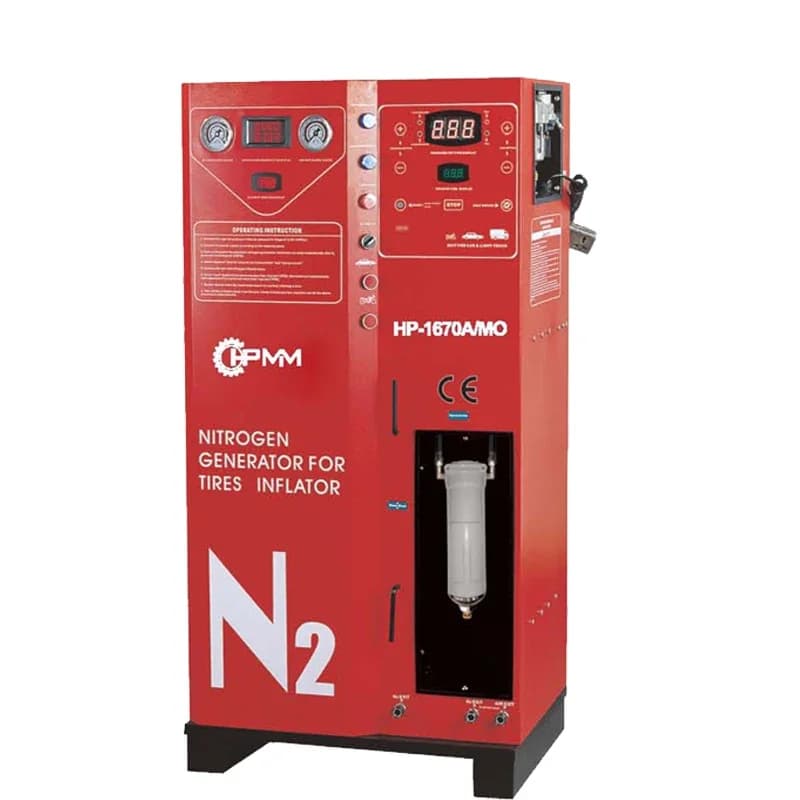 Generatore di azoto per pneumatici HP-1670A/MO per stazione di gonfiaggio automatico dei pneumatici per riempitrice per auto