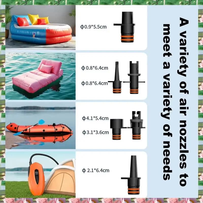 Pompa gonfiabile per tavola da surf sportiva 20PSI con spegnimento automatico Pompa di aria elettrica Pompa per tavola da surf per kayak SUP Paddle Board,2