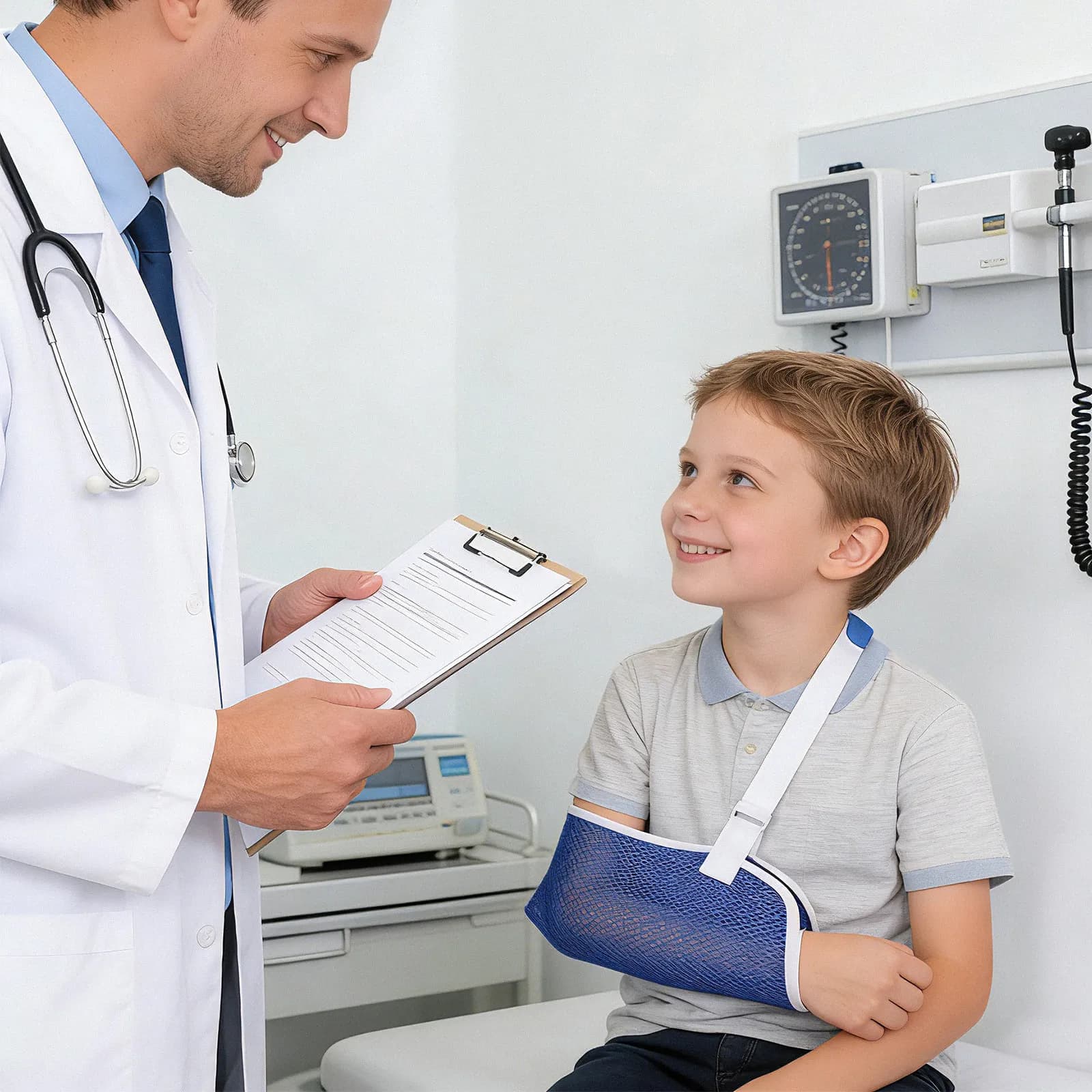 Supporto per Avambraccio, Fascia per Braccio Impermeabile e Traspirante, Lunghezza Regolabile con Chiusura a Fibbia per Polso