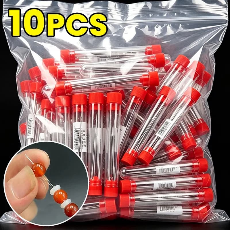 1/10pcs Open Beading DIY Bead Needle Jewelry Lead Needle Set Necklace DIY Jewelry Making Tools Handmade Beaded Threading Pin