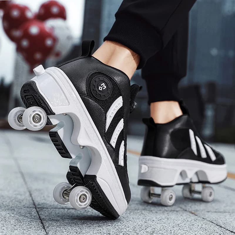Roller Skates For Kid Men Women 4 Wheels Sneakers Children Quad Skates Gift Sport Boots Boy Girl Skating Shoes