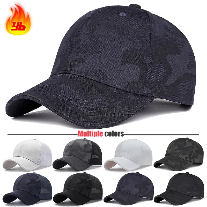 Classic New Fashion Outdoor Sport Baseball Cap Casual Cotton Snapback Hats Men Women Sunscreen Breathable Mesh Style Design