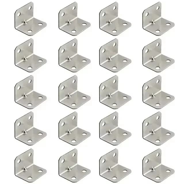Angle Iron Board Table, Chair, Cabinet, Wardrobe, Fixed Connector, 90-degree Angle Iron Plate Bracket