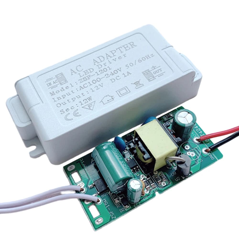 12V LED Driver Lighting Transformer 6/12/18/24/36/48/60W 0.5/1/1.5/2/3/4/5A For Strip Home Improvement Power Supply Adapter