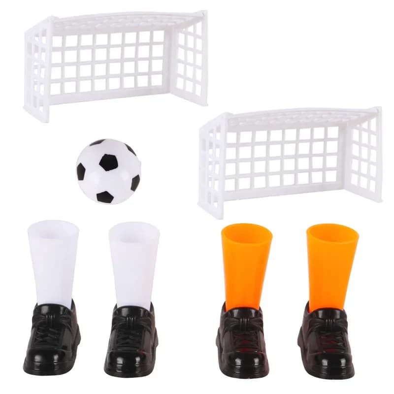Set di giochi di calcio con dita con due obiettivi Divertenti giochi di calcio con dita per feste in famiglia per i fan Regali per feste in club per giochi da tavolo per bambini