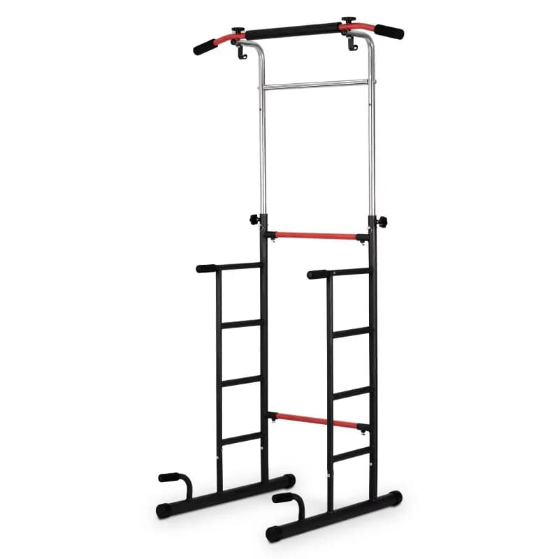 Independent traction bar for traction training exercises, made of reinforced material, height adjustable