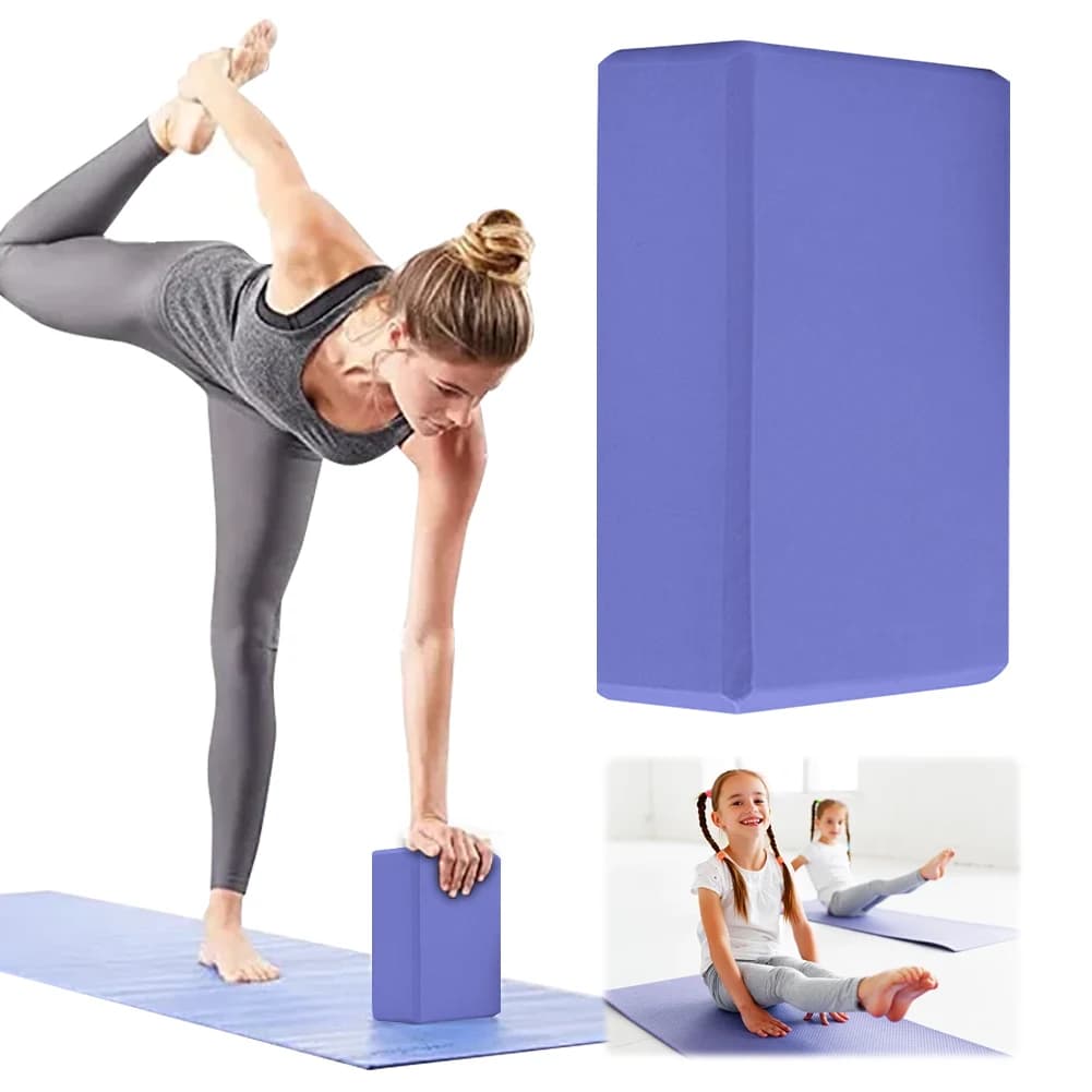 EVA Yoga Block Waterproof Gym Training Blocks Moisture-Proof High Density Yoga Blocks Body Shaping Yoga Blocks for Yoga Pilates