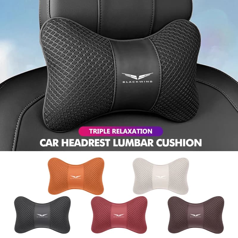 Car Neck Headrest Pillow Waist Cushion Lumbar Support Backrest For Cadillac CT5-V XT4 CT4 XT5 CT5 XT6 CT6 Escalade Seville