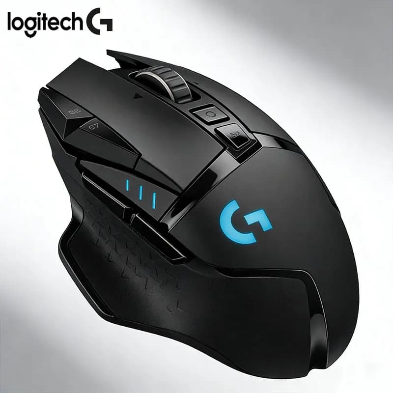 Mouse da ufficio e da gaming Logitech G502/G102/G203, doppio utilizzo per gaming e lavoro, compatibile con desktop e laptop