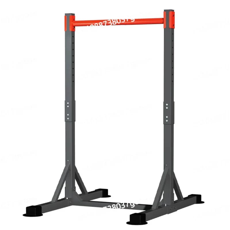Home interior extraction device with horizontal bar, folding frame with single stem parallel bar