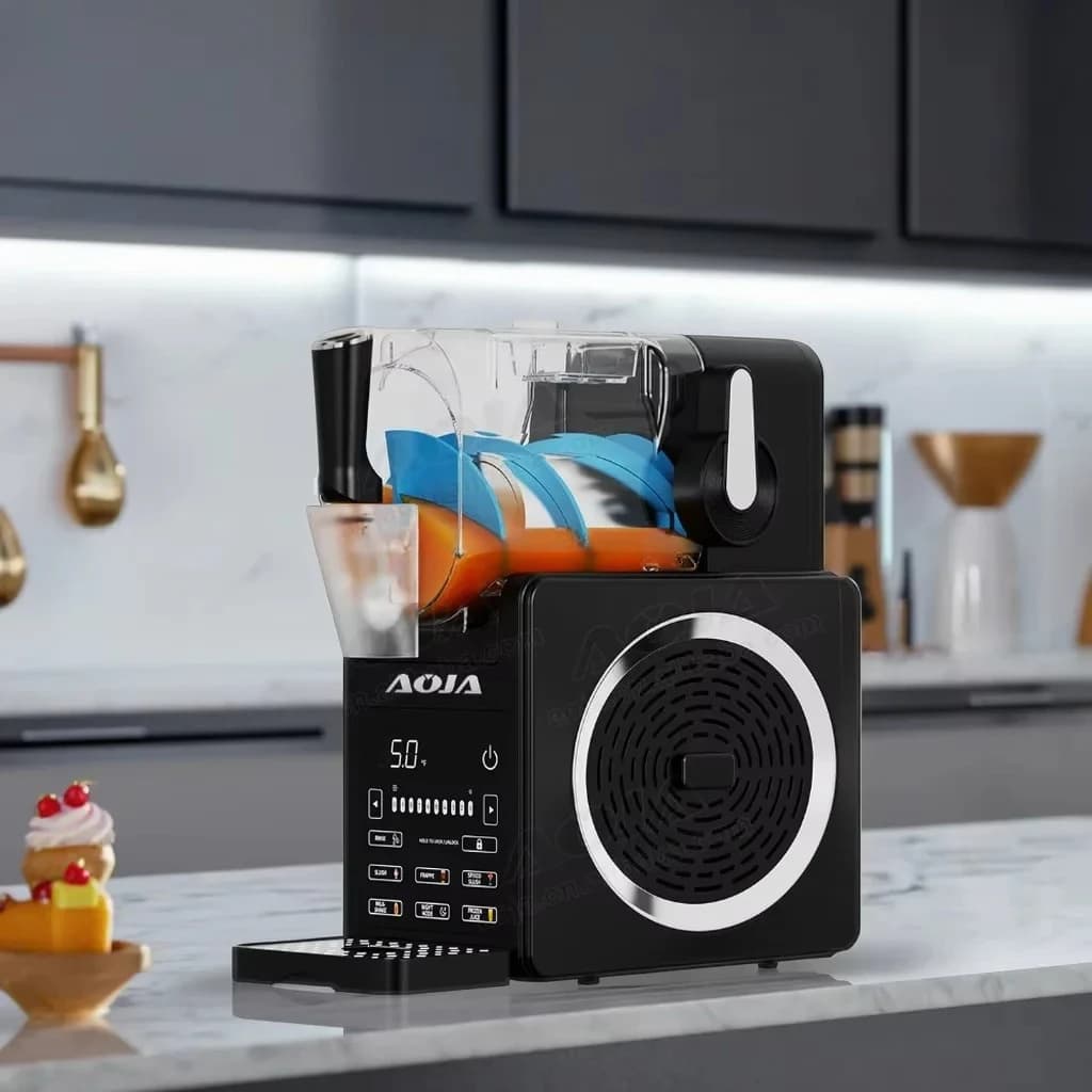 2.6-litre slush machine, domestic ice cream mixer, cocktail and beverage blender, suitable for cocktails and slush drinks.