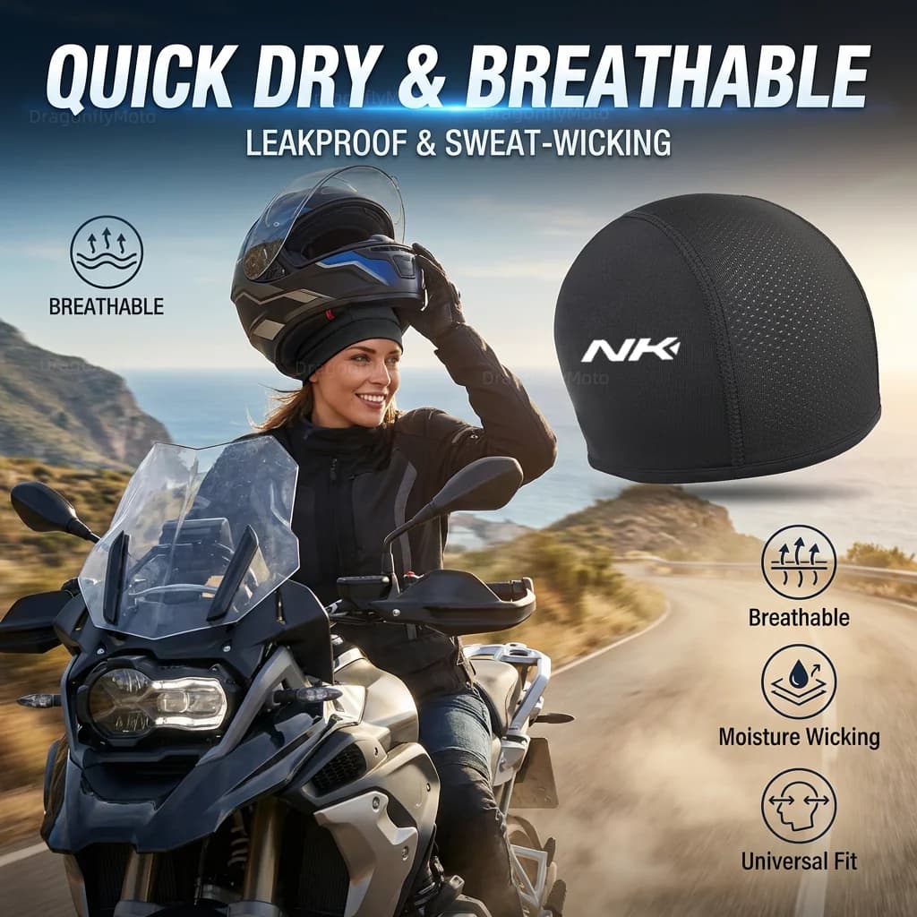 For CFMOTO 450NK 675NK 800NK 125NK NK 675 NK 450 NK 800 Motorcycle Helmet Inner Cap Hat Quick Dry Breathable Hat Racing Cap