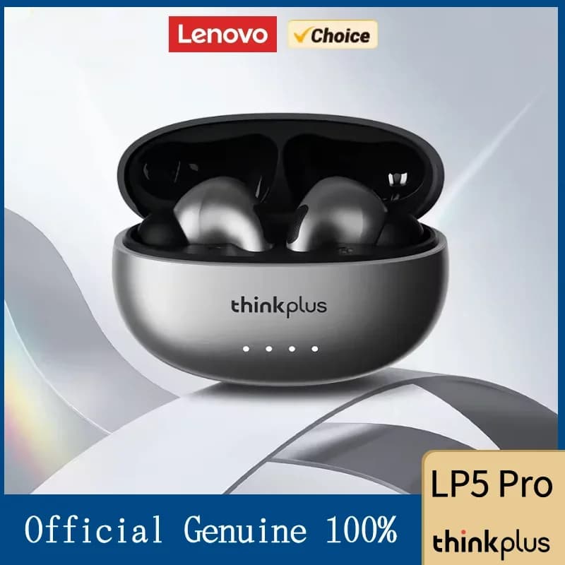 Bluetooth earphones Lenovo LP5ProTWS 9D Stereo HiFi Sports Waterproof Wireless for iPhone 13 Xiaomi