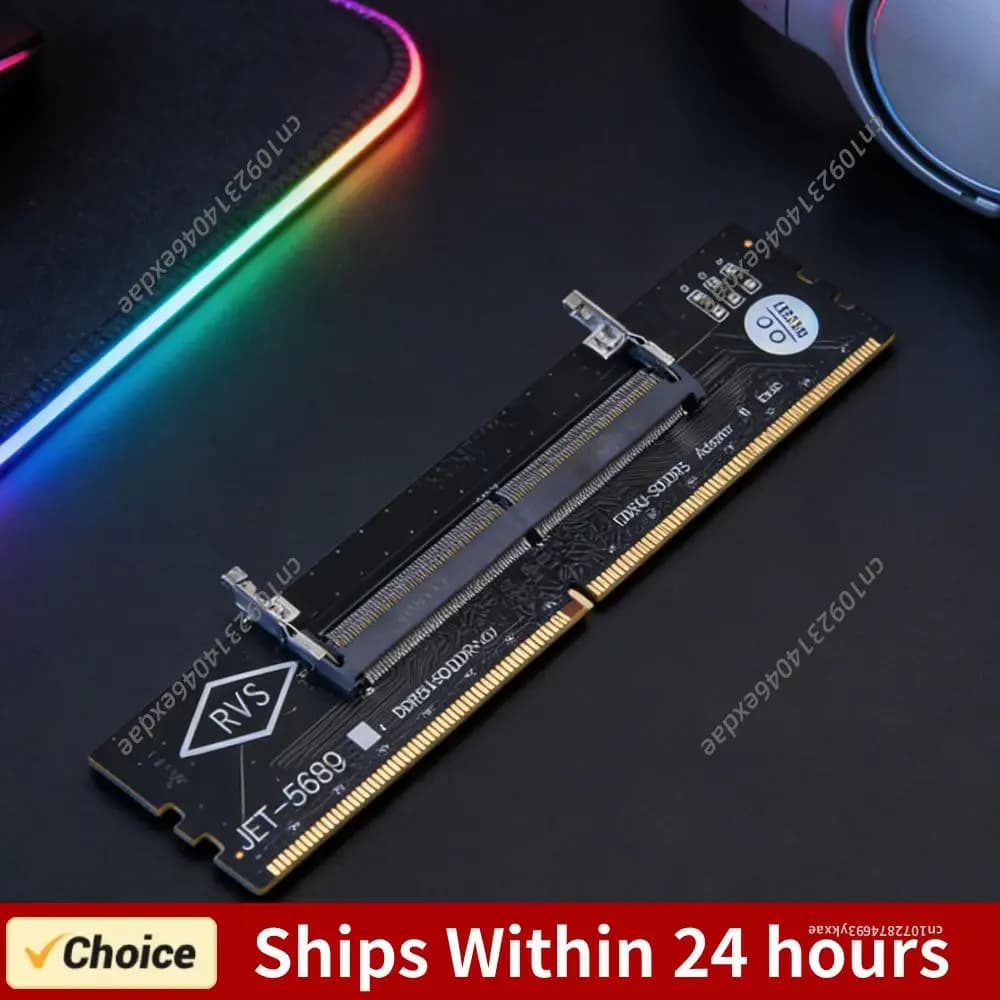 Adattatore UDIMM DDR5 da Laptop a Desktop di 5a Generazione, Scheda Convertitore Connettore Memoria 1.1V per PC, Accessorio Fai-da-te