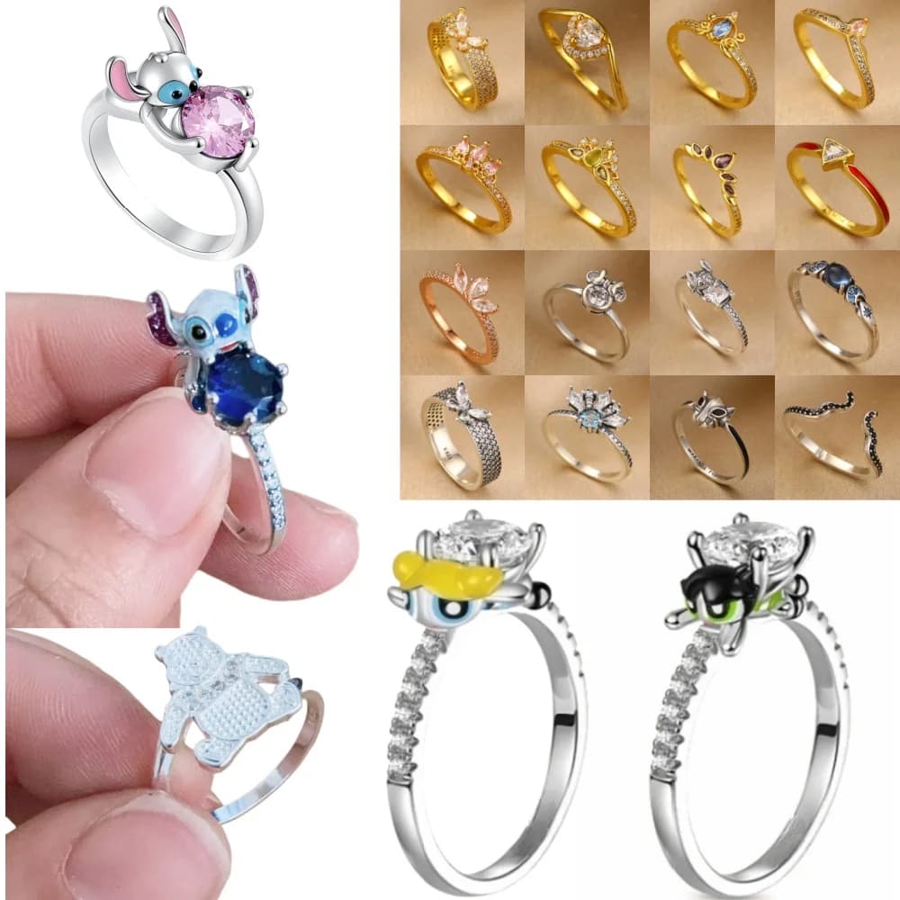 Anello in Argento 925 a Forma di Farfalla, Design Cartoon, Taglie 6 7 8 9, Adatto per Donne Europee, Gioiello Raffinato da Regalo, Novità 2026