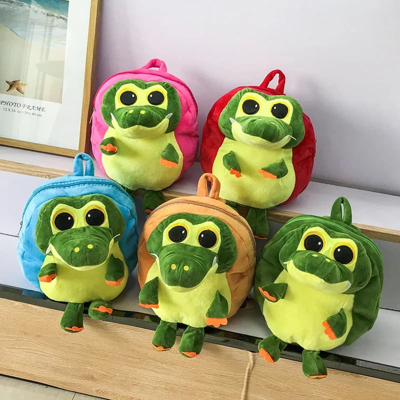 Borse da scuola in peluche per bambini invernali Simpatico dinosauro 3D Asilo Ragazzo Ragazza Zaini Cartoon I bambini dovrebbero borse Zaini per bambini