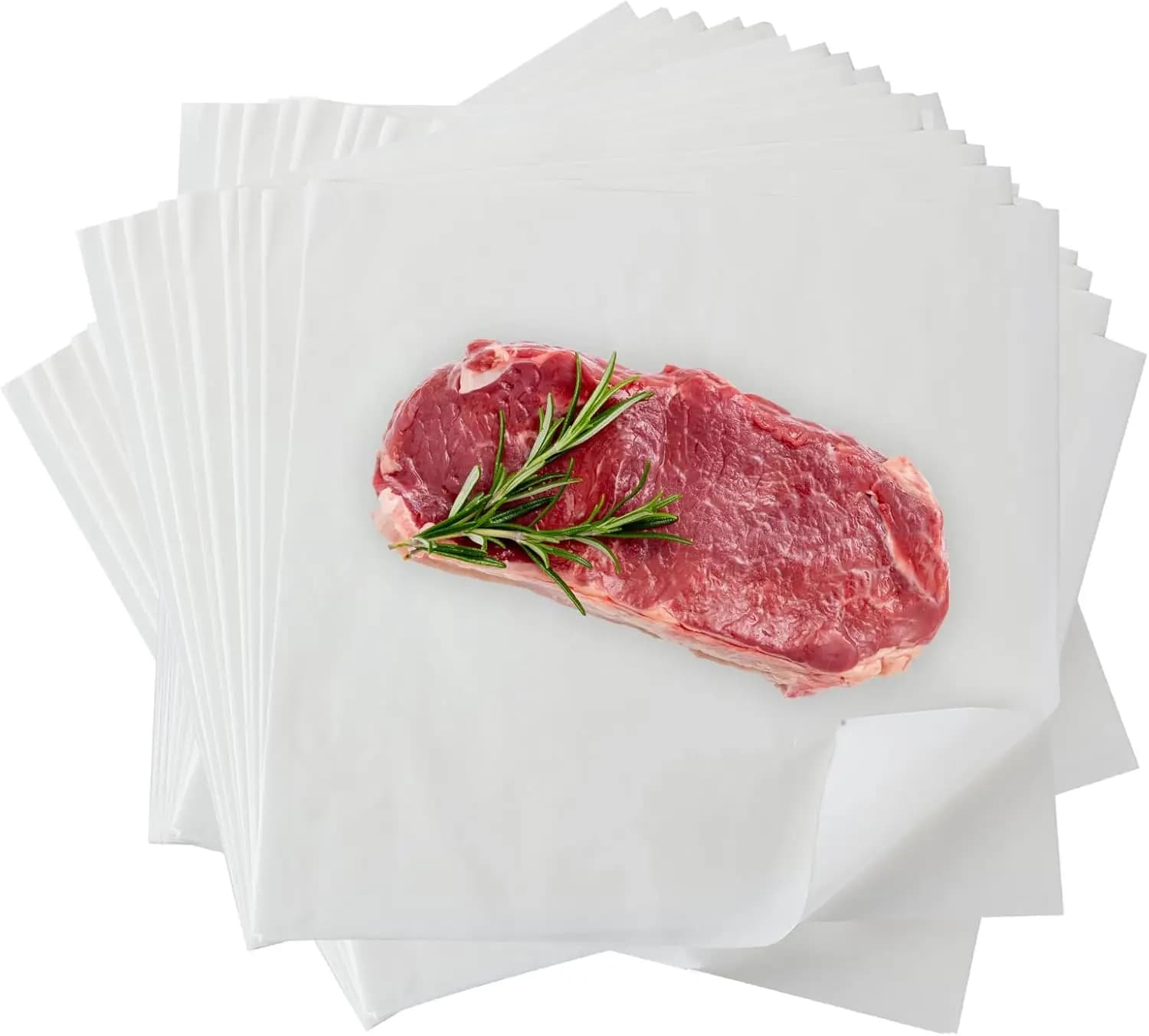 Sublimation Butcher Paper Sheets 12x12, 100 Pack for Meat Wrapping & Heat Press, White Kraft Paper