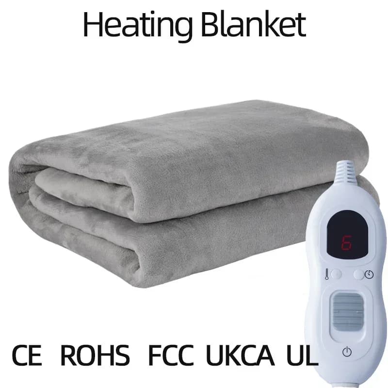 Coperta Riscaldante Sicura con Spegnimento Automatico, Protezione dal Surriscaldamento, Funzione di Sicurezza, Prodotti Riscaldanti Elettrici