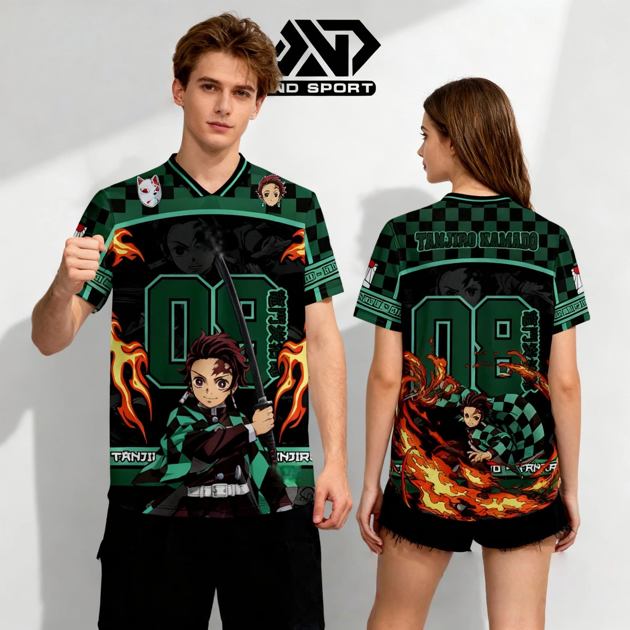 Maglietta Estiva 25/26 Generazione Anime "One Piece" e "Naruto" - Top Multifunzionale 3D Super Large per Adulti e Bambini