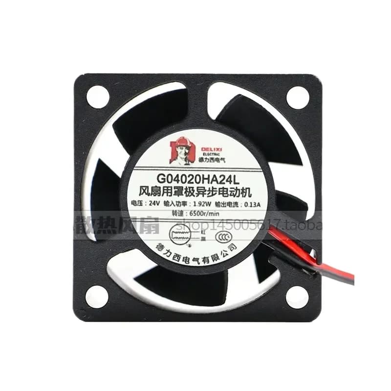 New DHAZL G04020HA24L 4020 24V 0.13A 40x40x20mm DC Brushless Cooling Fan for Electronics