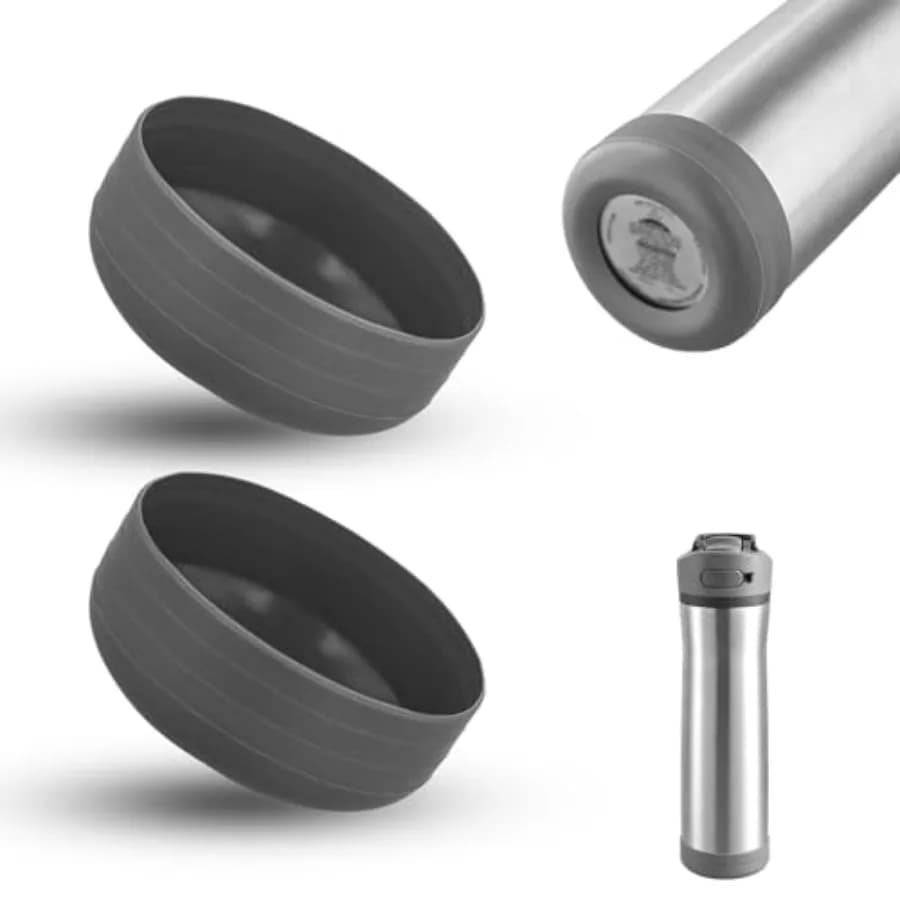 2 pezzi di bottiglia d'acqua in silicone per Contigo Ashland Chill 24 oz custodia protettiva in gomma con supporto inferiore copertura di protezione della bottiglia
