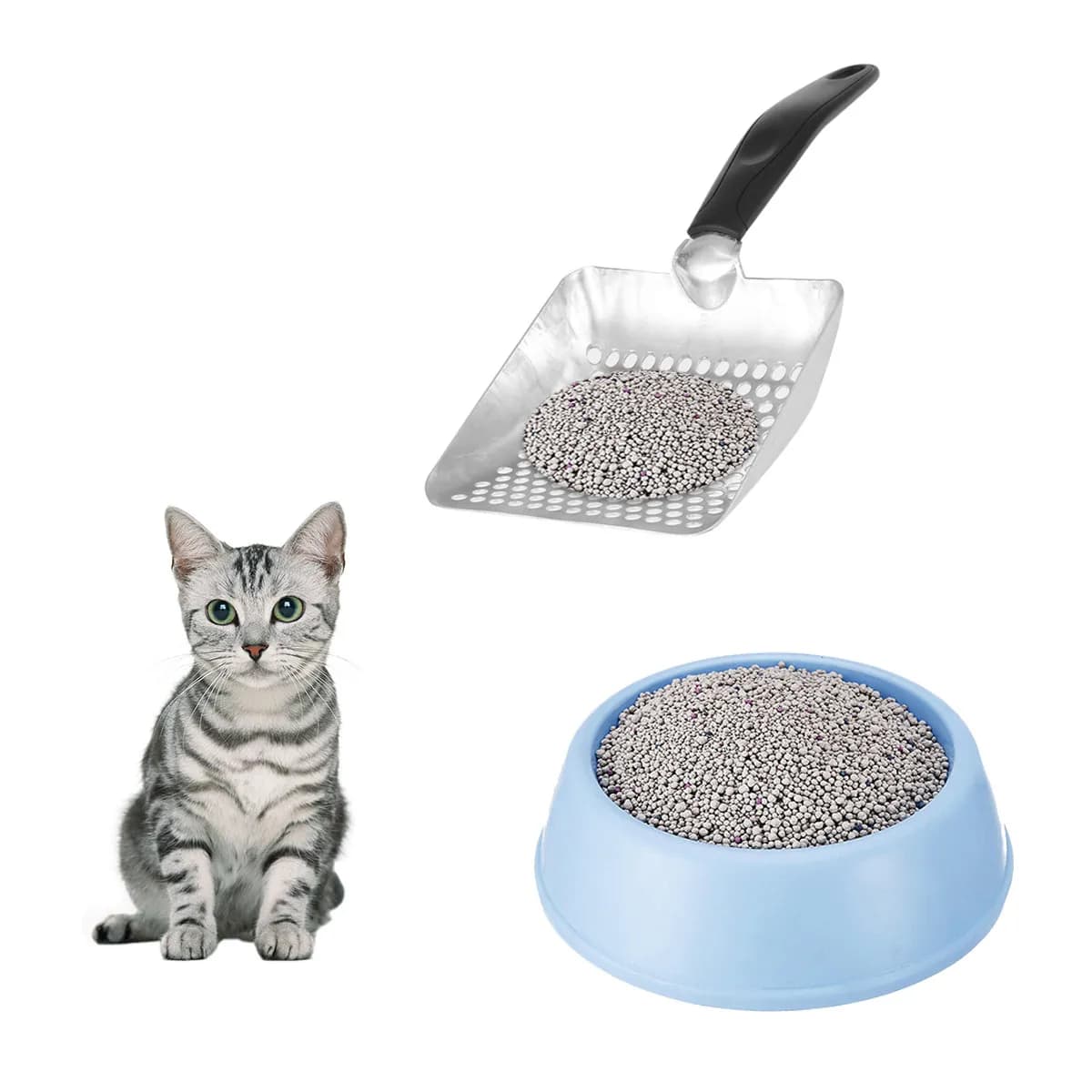 Cat Litter Cleaner Sand Scoop Pet Cleaning Tool Kitten Spoon Scooper for Pellets