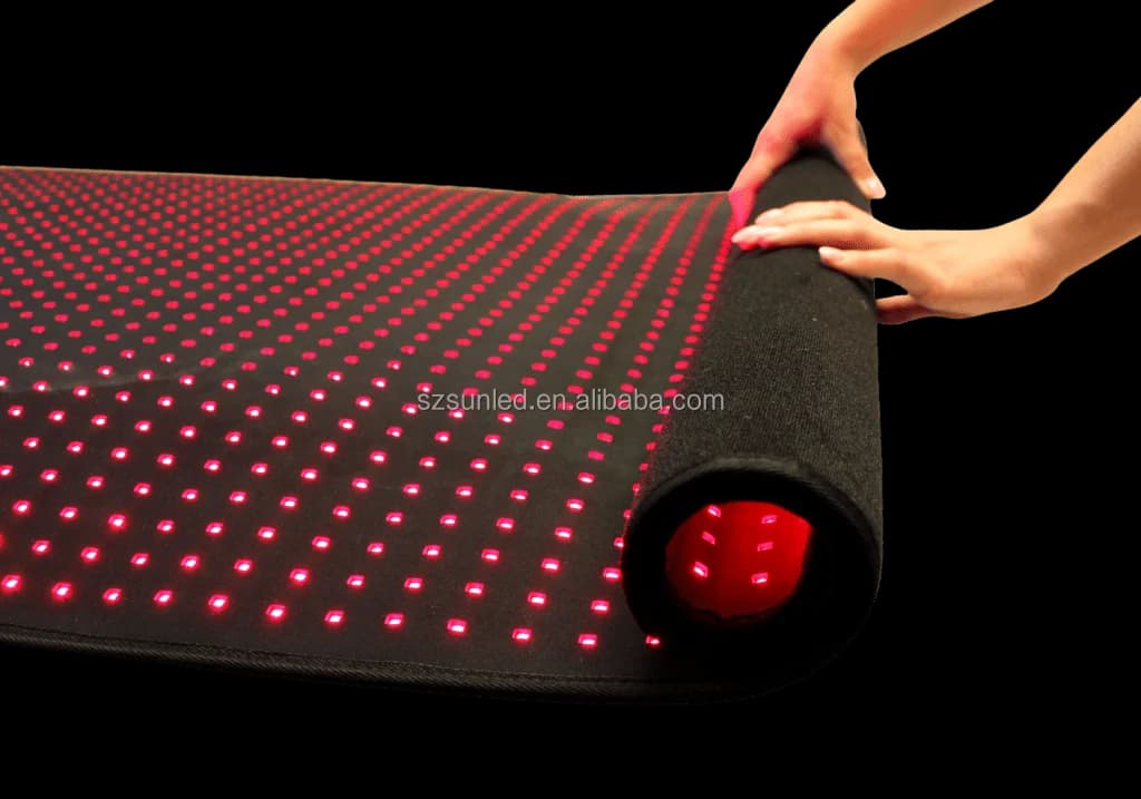 NEW 2026 Shanglaite Portable Home Sports Man Full Body Red Infrared 660+850nm LED Light Heated Mat Sauna Blanket