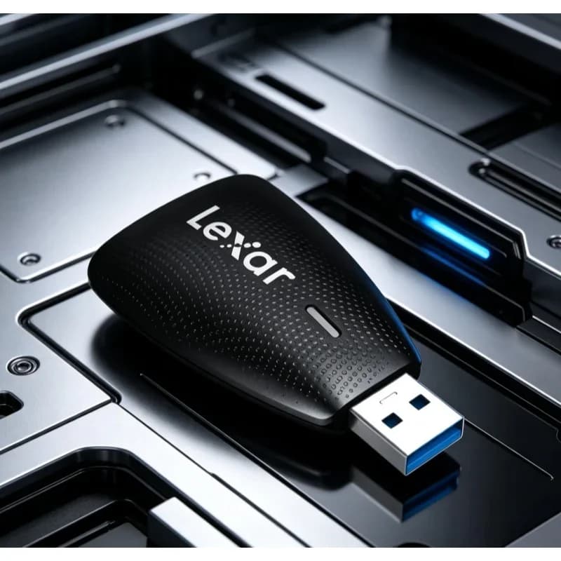 Lexar USB 3.0 SD TF Card Reader Dual Slot Support Reading Two Cards Together High Speed Camera Memory Card Reader