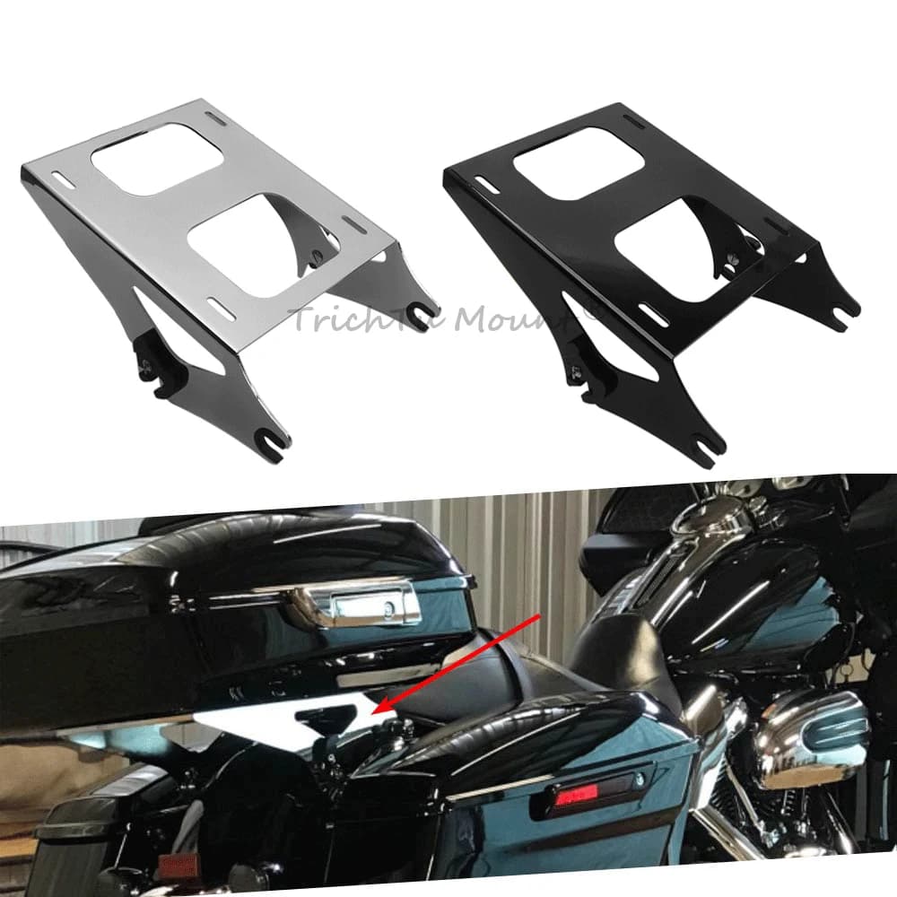 Portapacchi Posteriore Compatibile con Harley Electra Glide Ultra, Road Glide, Road King, Street Glide, Tri Glide, CVO/SE 2014-2025