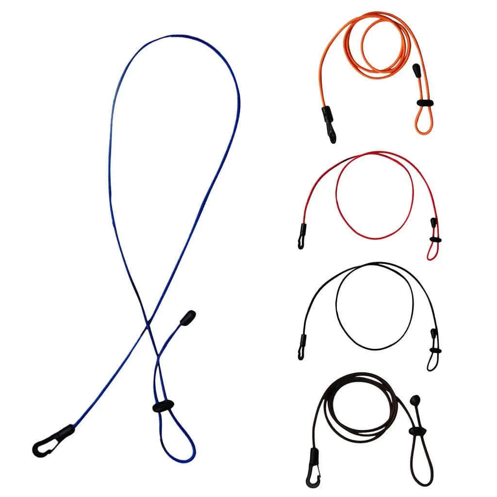 Guinzaglio per pagaia per kayak in gomma elastica, cavo elastico per asta, per accessorio per kayak da pesca